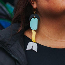 Load image into Gallery viewer, Earrings:  Copper Canoe Woman