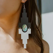 Load image into Gallery viewer, Earrings:  Copper Canoe Woman
