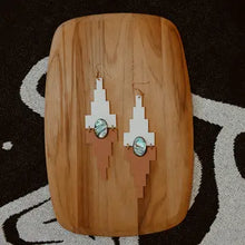 Load image into Gallery viewer, Earrings:  Copper Canoe Woman