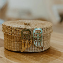 Load image into Gallery viewer, Earrings:  Copper Canoe Woman