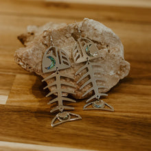Load image into Gallery viewer, Earrings:  Copper Canoe Woman