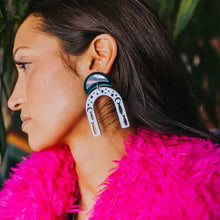 Load image into Gallery viewer, Earrings:  Copper Canoe Woman