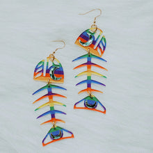 Load image into Gallery viewer, Earrings:  Copper Canoe Woman