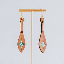Load image into Gallery viewer, Earrings:  Copper Canoe Woman
