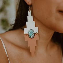 Load image into Gallery viewer, Earrings:  Copper Canoe Woman