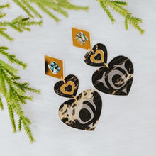 Load image into Gallery viewer, Earrings:  Copper Canoe Woman