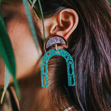 Load image into Gallery viewer, Earrings:  Copper Canoe Woman