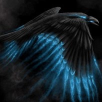 Scarf:  Raven Steals the Light by Bill Helin, Tsimshian