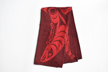 Load image into Gallery viewer, Tea Towel (woven) Haida and Coast Salish designs