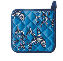 Load image into Gallery viewer, Native Print Pot Holders in Haida and Coast Salish designs