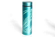 Load image into Gallery viewer, Insulated tumblers with strainer and Indigenous design