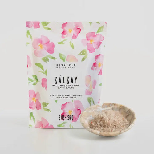 Skwalwen Botanicals: Kalkáy Wild Rose & Yarrow Bath Salts