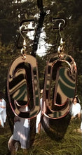 Load image into Gallery viewer, Earrings:  Copper Canoe Woman