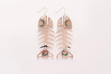 Load image into Gallery viewer, Earrings:  Copper Canoe Woman