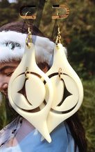 Load image into Gallery viewer, Earrings:  Copper Canoe Woman