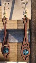 Load image into Gallery viewer, Earrings:  Copper Canoe Woman