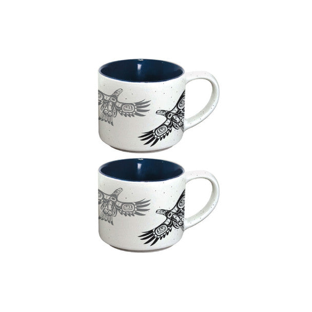 Ceramic Espresso Mugs, Set of 2