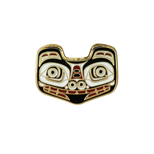 Native NW Enamel Pin, MATRIARCH BEAR, Morgan Asoyuf    Tsimshian