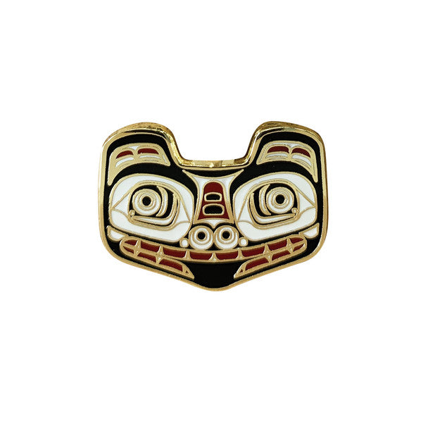 Native NW Enamel Pin, MATRIARCH BEAR, Morgan Asoyuf    Tsimshian