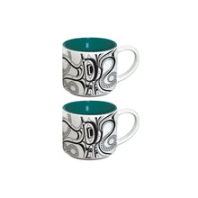 Load image into Gallery viewer, Ceramic Espresso Mugs, Set of 2