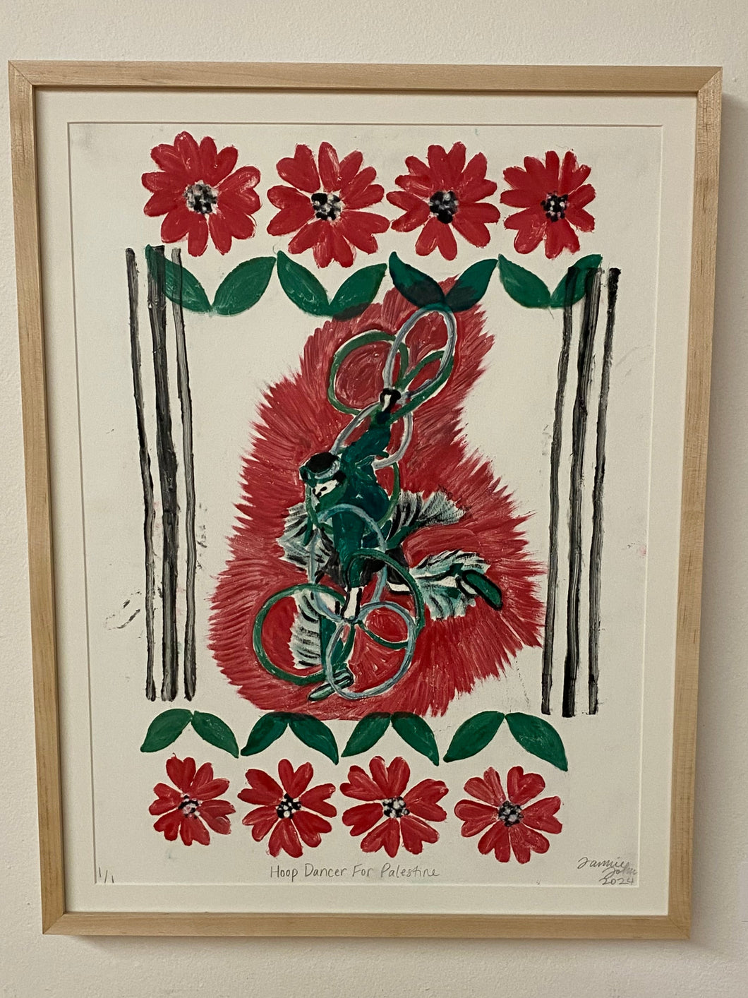 JAMIE JOHNS, HOOP DANCER FOR PALESTINE - Sacred Circle Gallery
