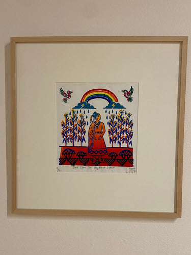 DINE CORN GIRL: MY FIRST SISTER - JAMIE JOHNS, Sacred Circle Gallery