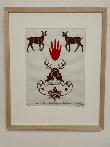 JAMIE JOHNS, DEER LADY IN COPPER - Sacred Circle Gallery