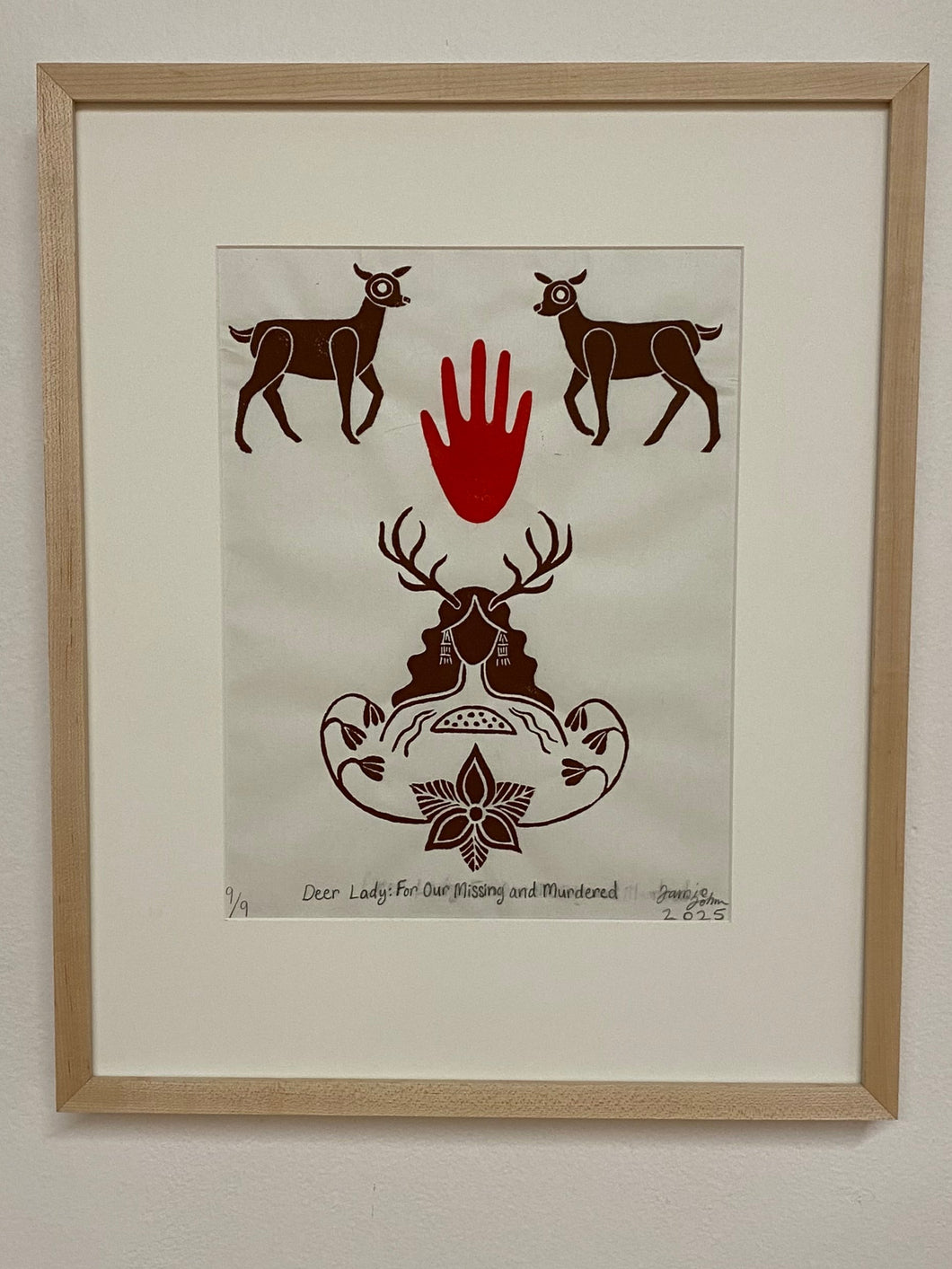 JAMIE JOHNS, DEER LADY IN COPPER - Sacred Circle Gallery