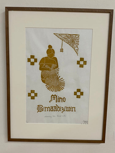 JAMIE JOHNS, MINO BIMAADIZIWIN (Weaving The Future) - Sacred Circle Gallery