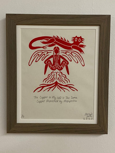 JAMIE JOHNS, The Copper In My IUD Is The Same Copper Protected by Mishipeshu - Sacred Circle Gallery