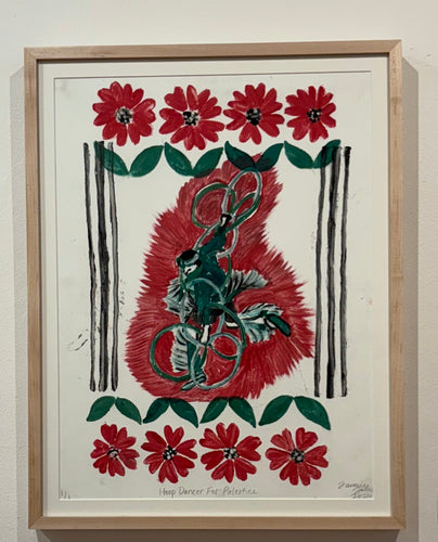 JAMIE JOHNS, HAT DANCER FOR PALESTINE - Sacred Circle Gallery