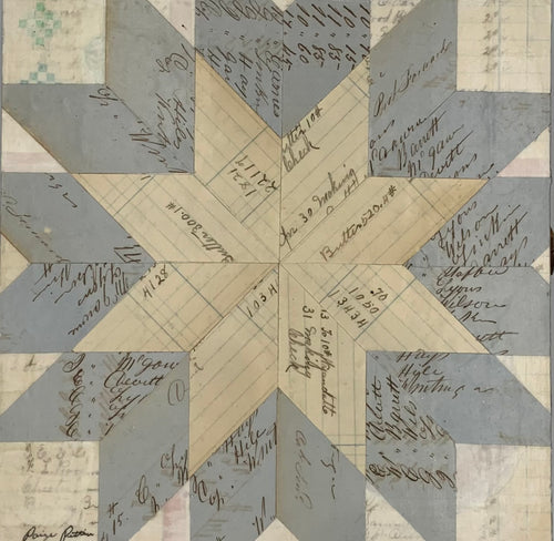 Original Artwork: Paige Pettibon Ledger Collage Art