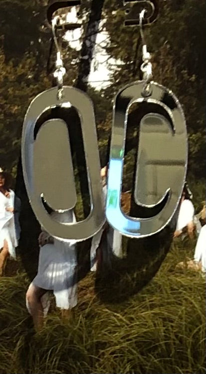 Earrings:  Copper Canoe Woman