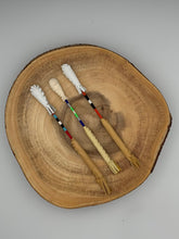 Load image into Gallery viewer, Leather Teardrop Handmade Drum Stick by Allen Pinkham, Nez Perce