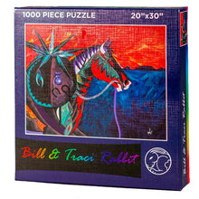 Load image into Gallery viewer, Echoes of Thunder Puzzle- Bill &amp; Traci Rabbit