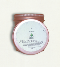 Load image into Gallery viewer, Salish Glimmer &amp; Greenery - HEADACHE BALM AND HEADACHE ROLL-ON