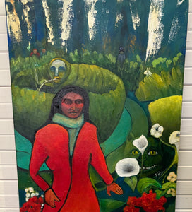 Painting:  ALICE DOESN'T LIVE HERE ANYMORE, Frank Peterson Original Art Makah