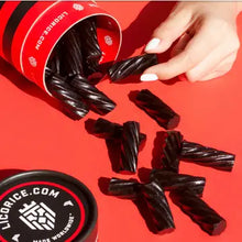 Load image into Gallery viewer, Classic Black Licorice - Australian Twists - (8oz Tube)