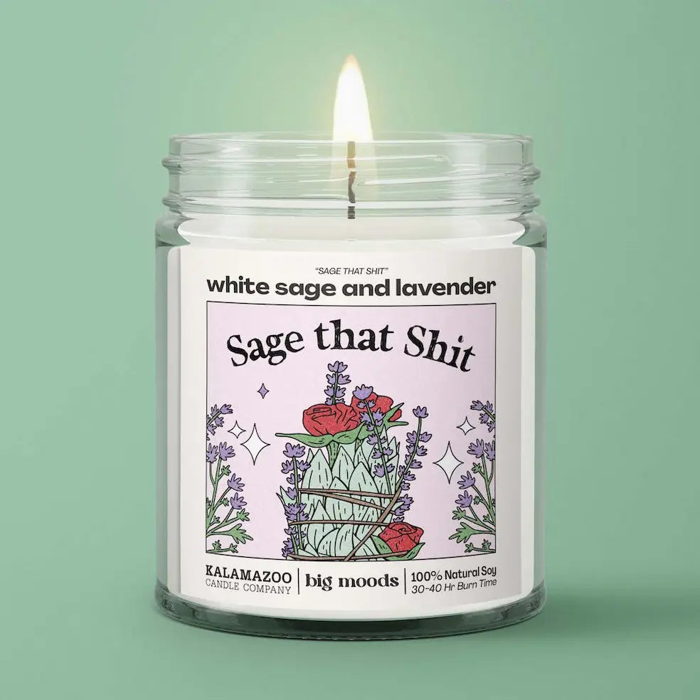 Candles:  Sage That Sh*t by Kalamazoo Candle Company