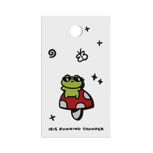 Load image into Gallery viewer, Enamel Pins:  Iris Running Thunder