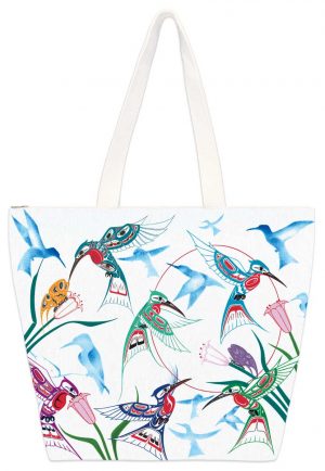 Tote Bag - Zippered Canvas