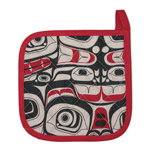 Load image into Gallery viewer, Native Print Pot Holders in Haida and Coast Salish designs