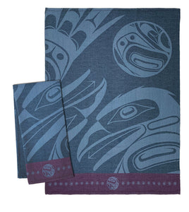 Tea Towel (woven) Haida and Coast Salish designs