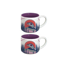 Load image into Gallery viewer, Ceramic Espresso Mugs, Set of 2, 3oz each