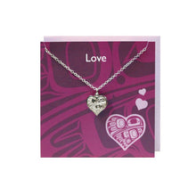 Load image into Gallery viewer, Pewter Charm Necklace Greeting Card