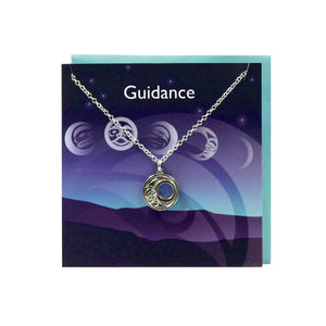 Pewter Charm Necklace Greeting Card