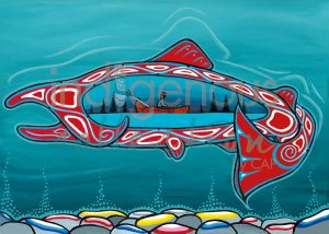 Small Framed Art:  Shianne Gould, Mi’kmaq, Waycobah, Cape Breton, Nova Scotia
