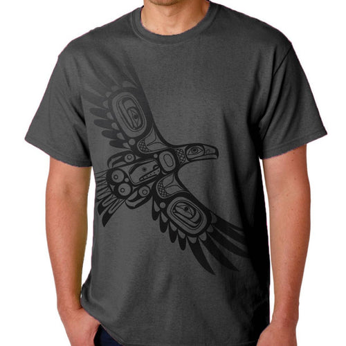 Tshirt: Soaring Eagle by Corey Bulpitt, Haida