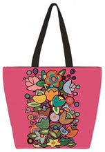 Load image into Gallery viewer, Tote Bag - Zippered Canvas