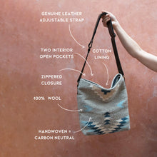 Load image into Gallery viewer, Tule-  Zapotec Wool Shoulder Bag–Handwoven in Oaxaca